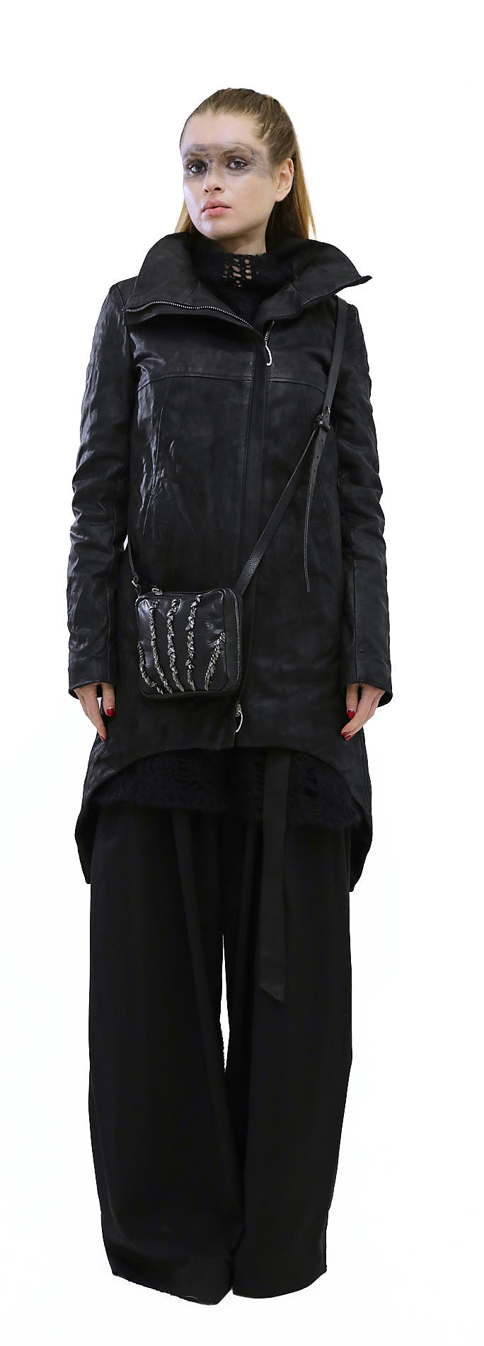 daniele basta leather and silver bags - WEARING